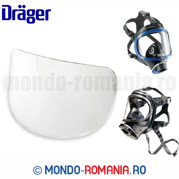 Vizor pentru masca integrala DRAGER X-PLORE 6300 sau PANORAMA NOVA